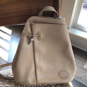 Longchamp leather backpack!